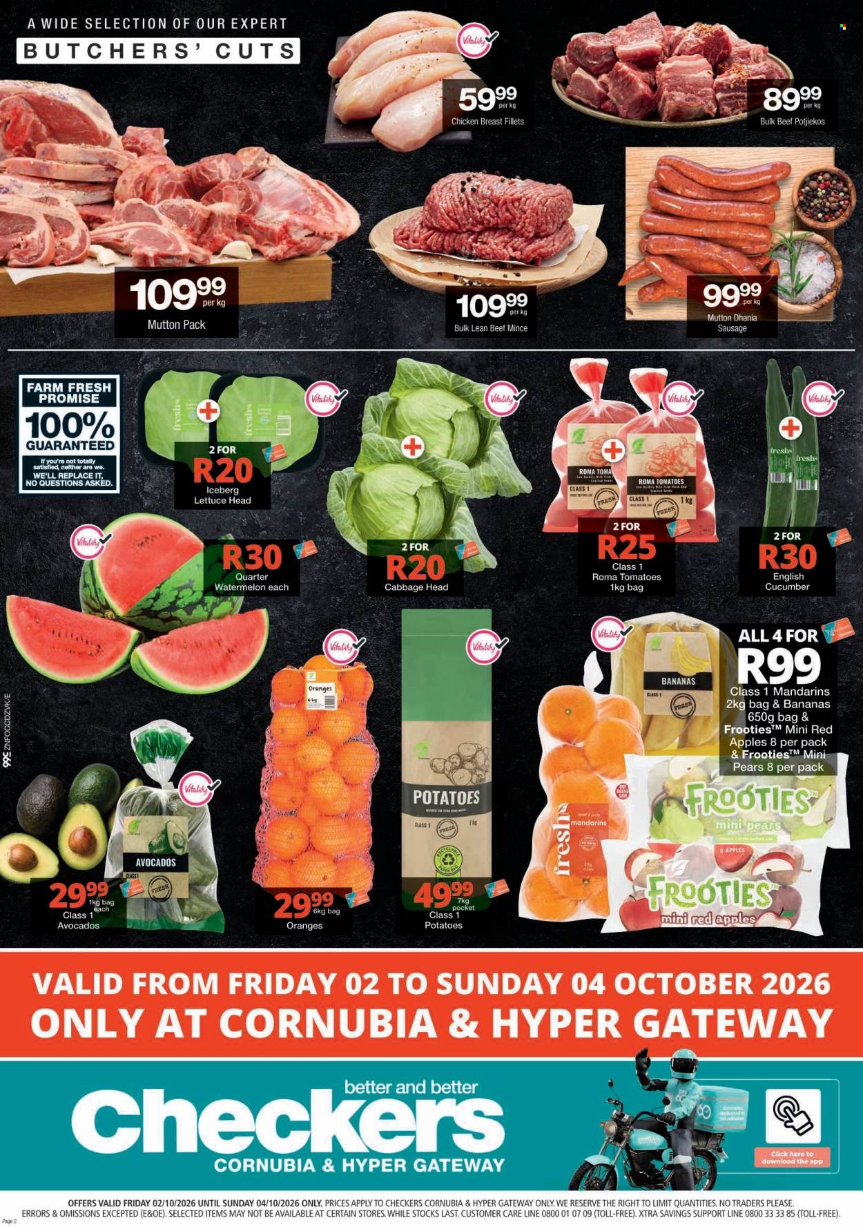 Checkers specials - 02/10/2026 - 04/10/2026. Page 2