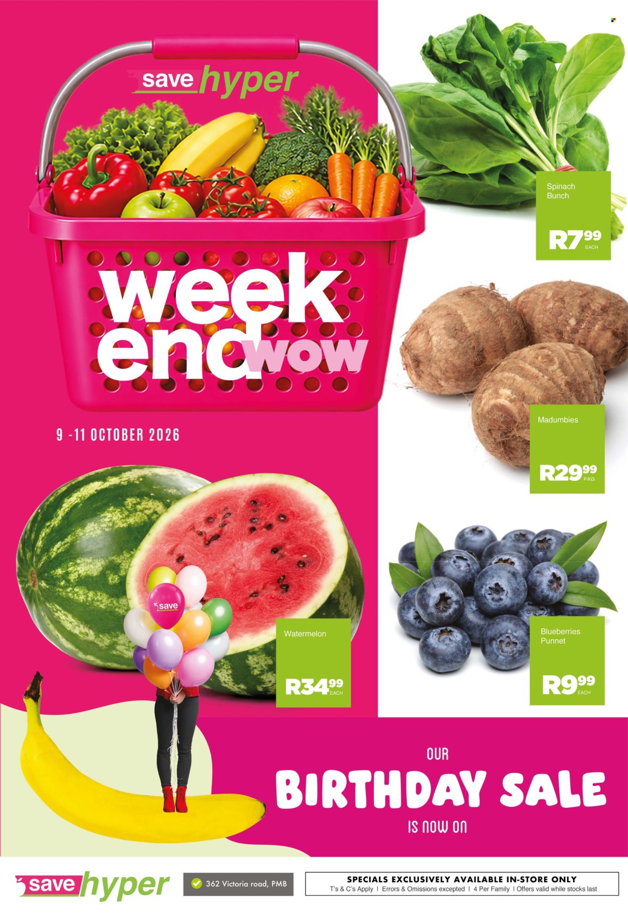Save specials - 09/10/2026 - 11/10/2026. Page 1