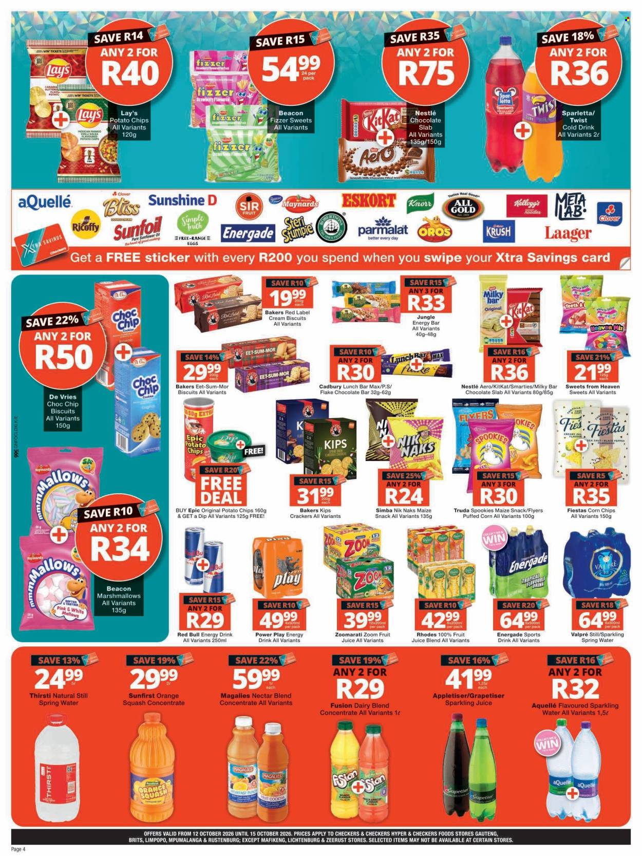 CHECKERS specials • October Mid-Month Promotion • From Monday 12 Oct 2026