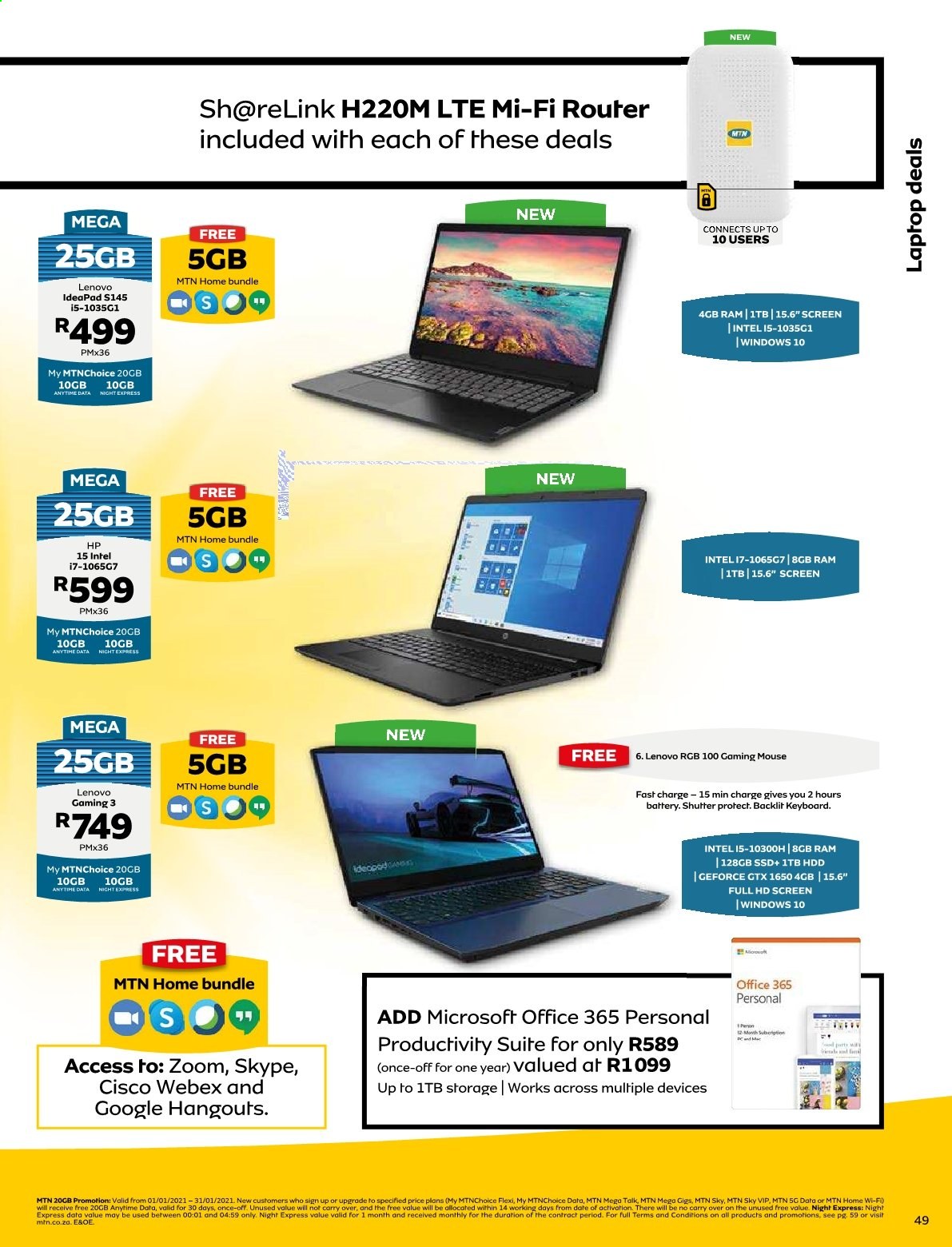 MTN specials - 01/01/2021 - 31/01/2021. Page 49