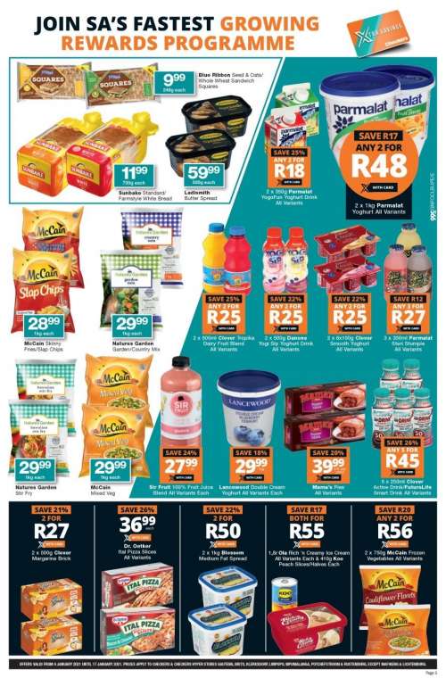 CLOVES deals CHECKERS • Today's offer from specials