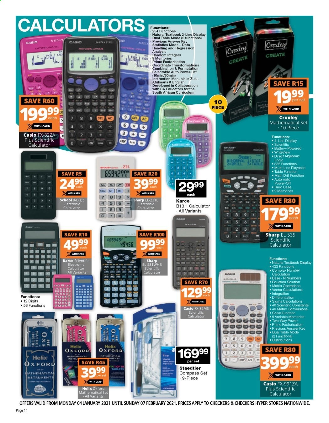 Checkers specials. Page 14