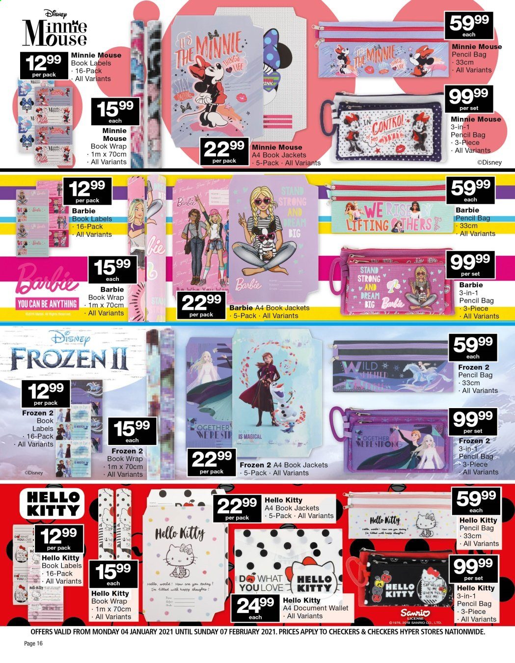 Checkers specials. Page 16