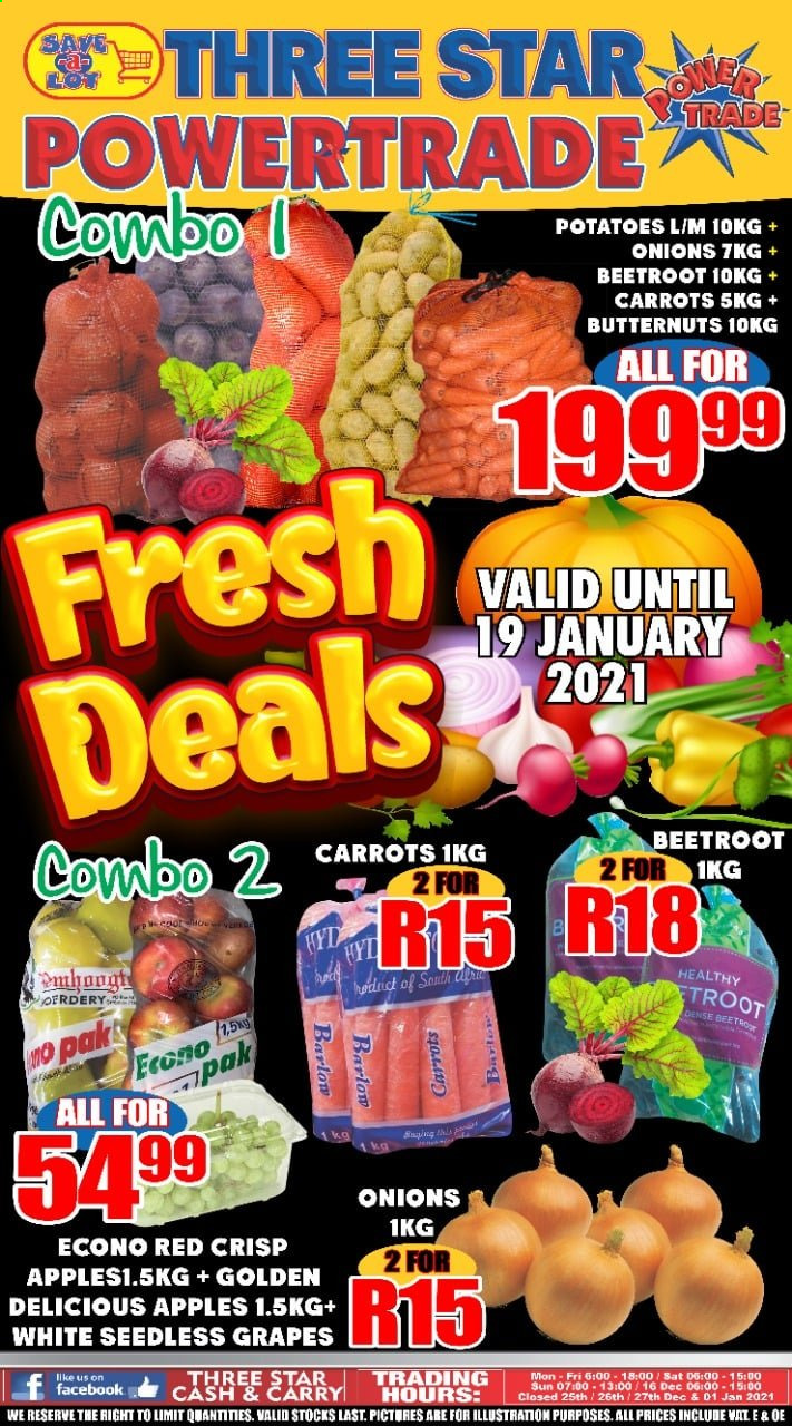 Three Star Cash and Carry specials - 14/01/2021 - 19/01/2021. Page 1