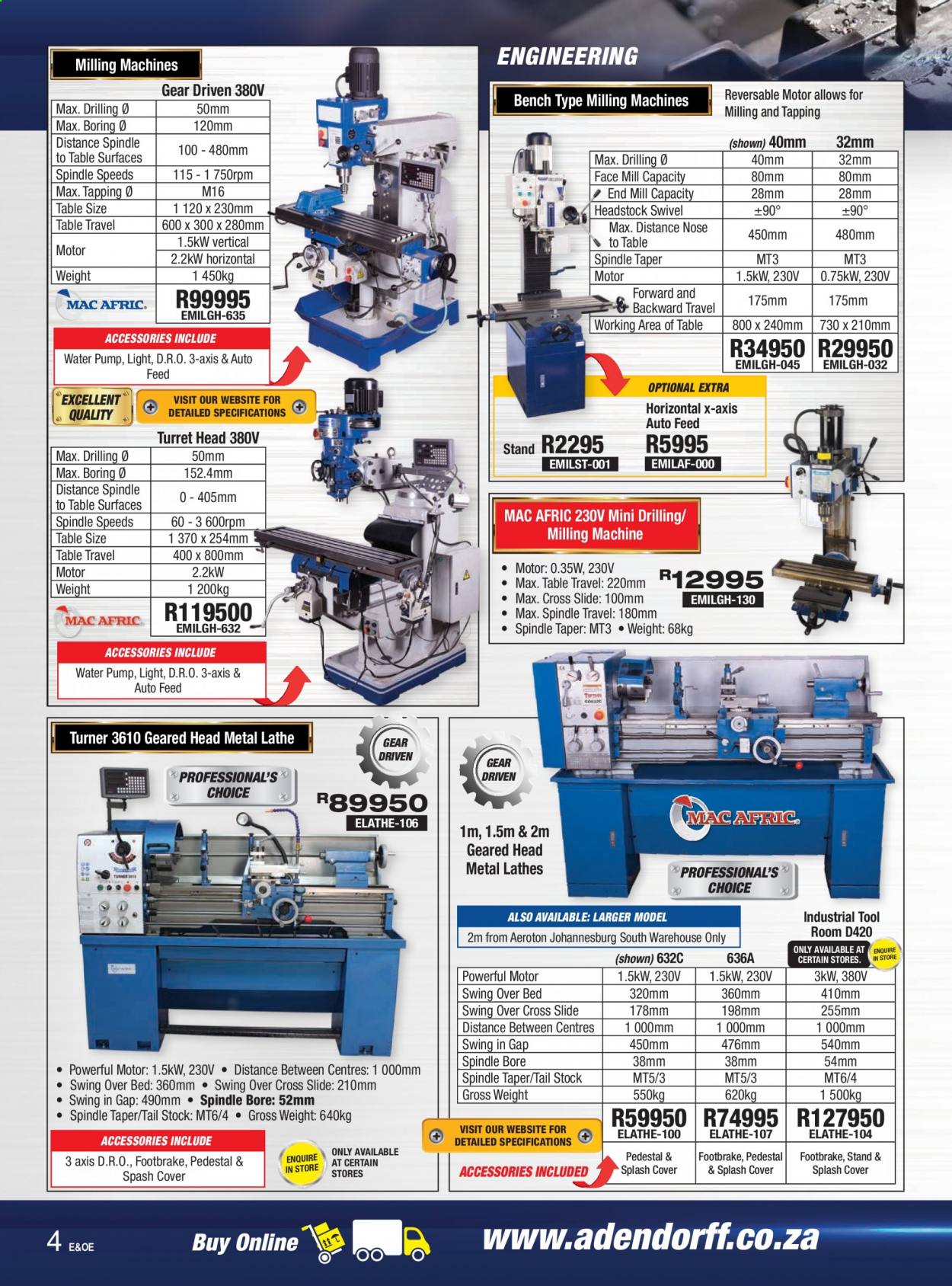 Adendorff Machinery Mart specials - 14/01/2021 - 01/02/2021. Page 4