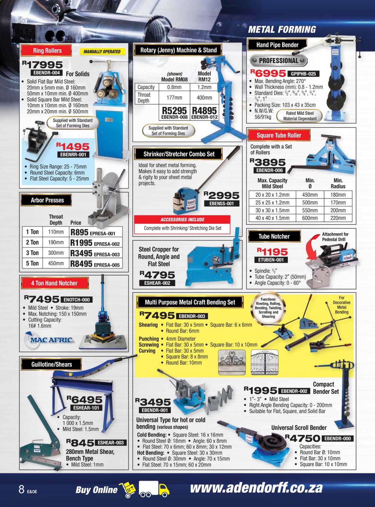 Adendorff Machinery Mart specials - 14/01/2021 - 01/02/2021. Page 8