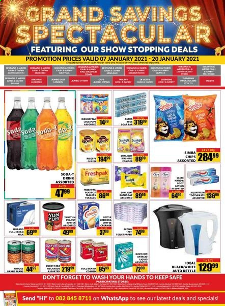 Jumbo Cash & Carry specials - 07/01/2021 - 20/01/2021. Page 1