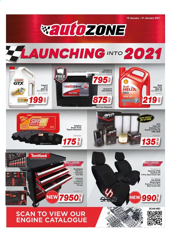 AutoZone specials - 19/01/2021 - 31/01/2021. Page 1