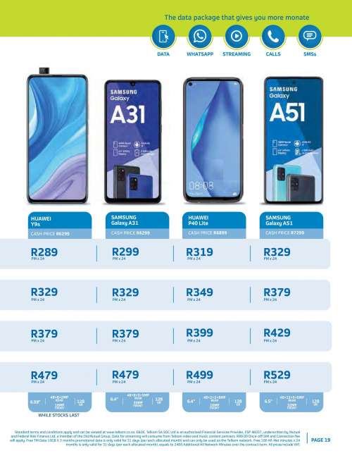 HUAWEI P40 deals TELKOM • Today's offer from specials