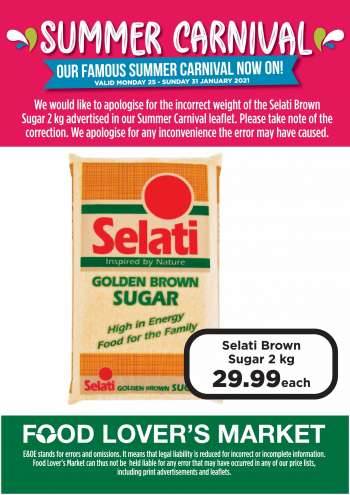 Food Lover's Market catalogue  - 01.25.2021 - 01.31.2021.