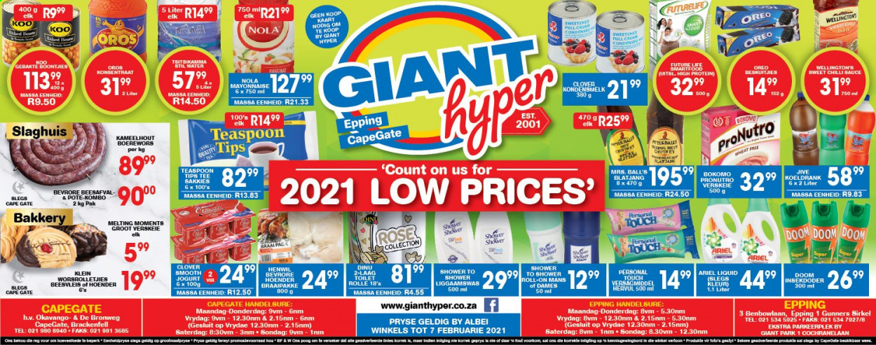 Giant Hyper specials - 25/01/2021 - 07/02/2021. Page 1