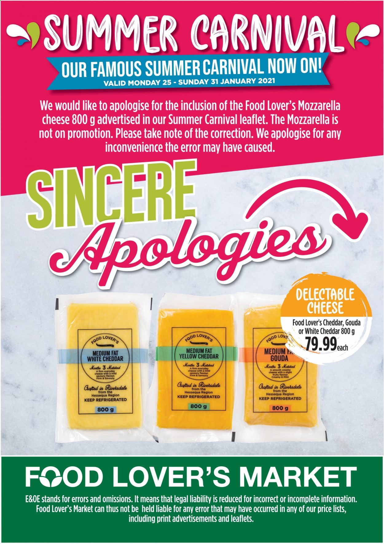 Food Lover's Market specials - 25/01/2021 - 31/01/2021. Page 1