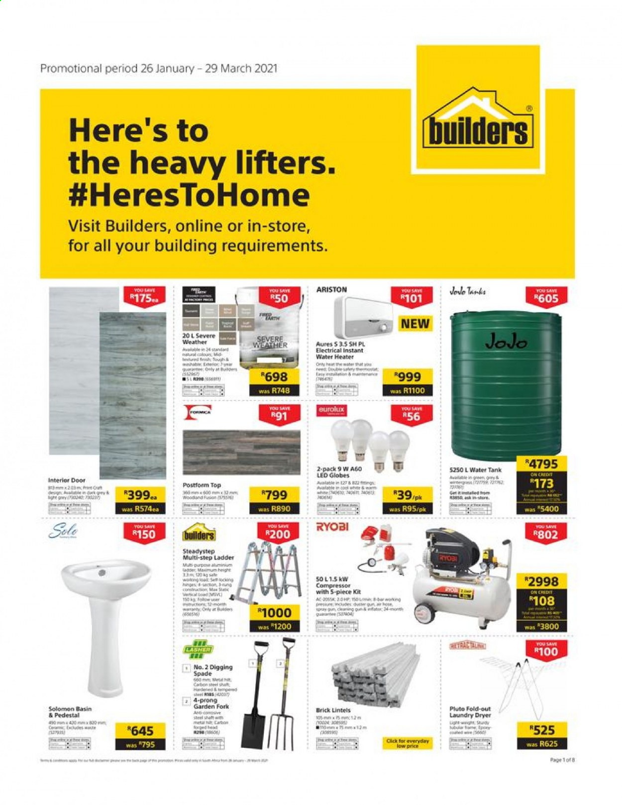 Builders specials - 26/01/2021 - 29/03/2021. Page 1