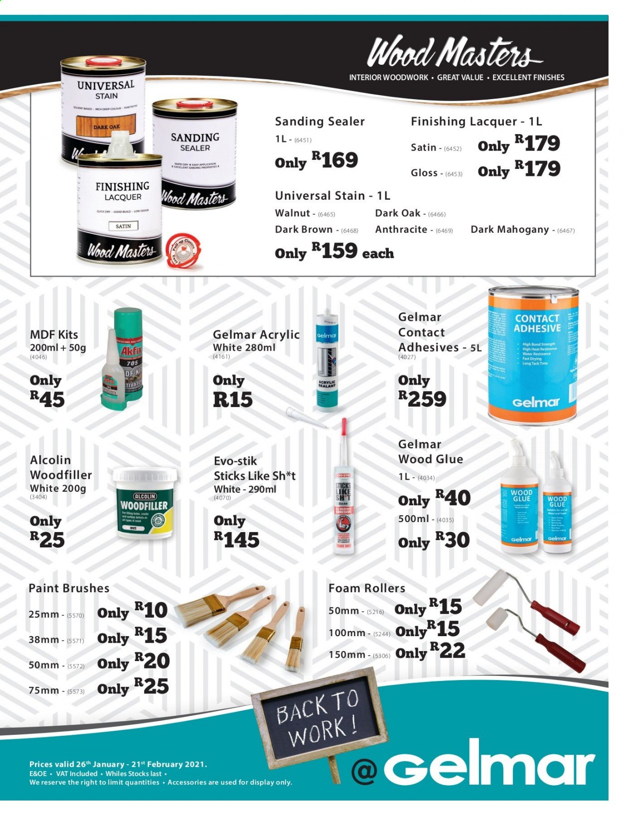 Gelmar specials - 26/01/2021 - 21/02/2021. Page 1