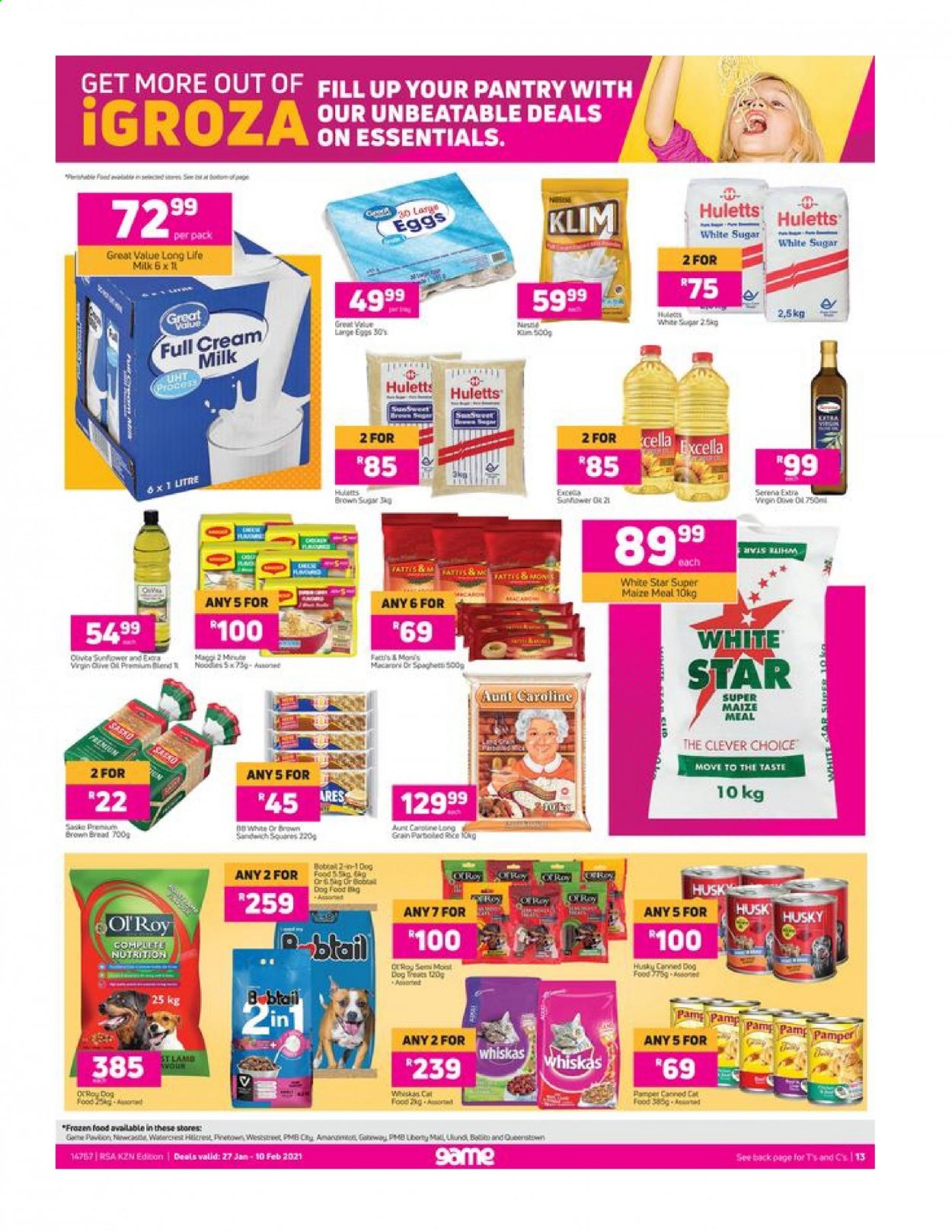 Game specials - 27/01/2021 - 09/02/2021. Page 1