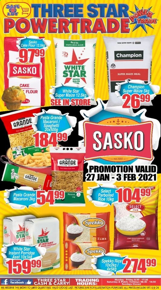 Three Star Cash and Carry specials - 27/01/2021 - 03/02/2021. Page 1