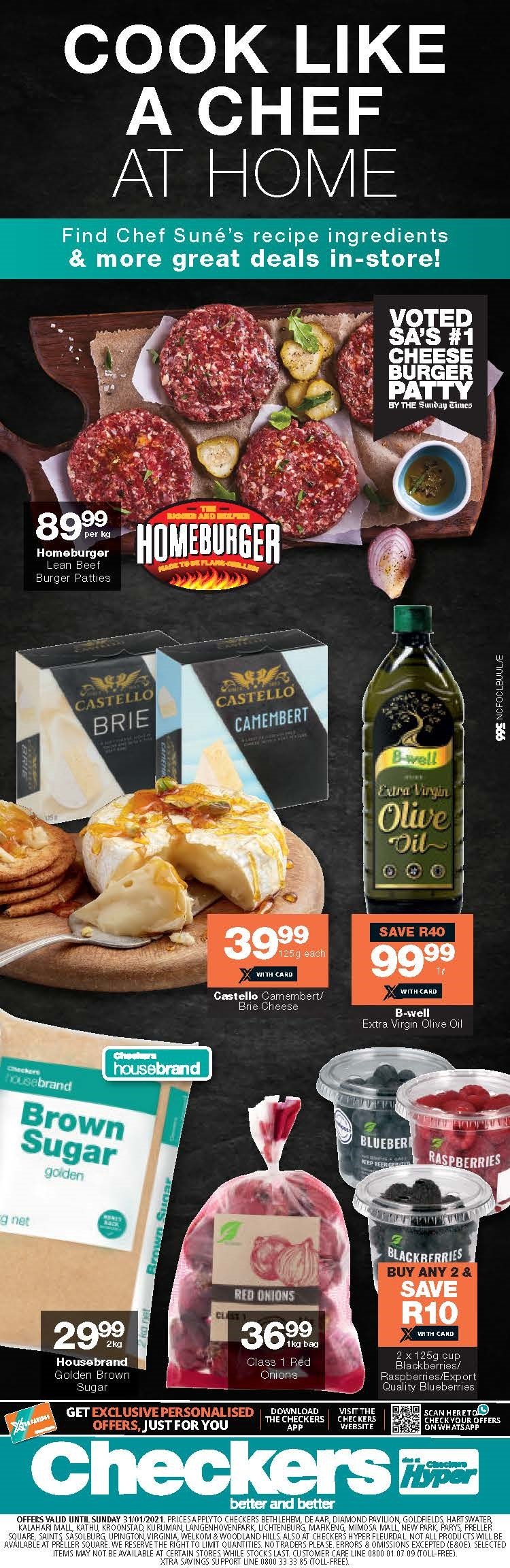 Checkers specials - 28/01/2021 - 31/01/2021. Page 1