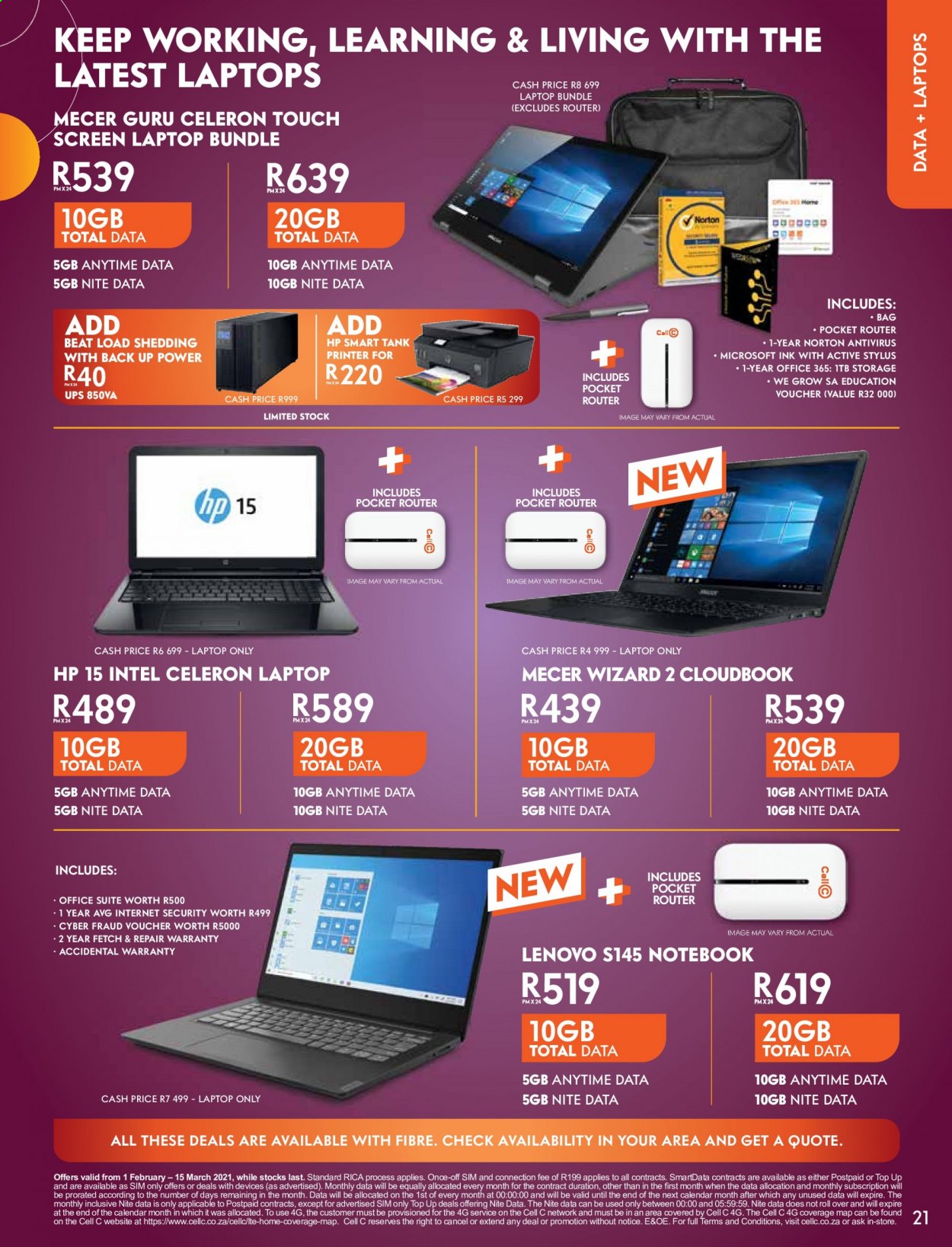 Cell C specials - 01/02/2021 - 15/03/2021. Page 21