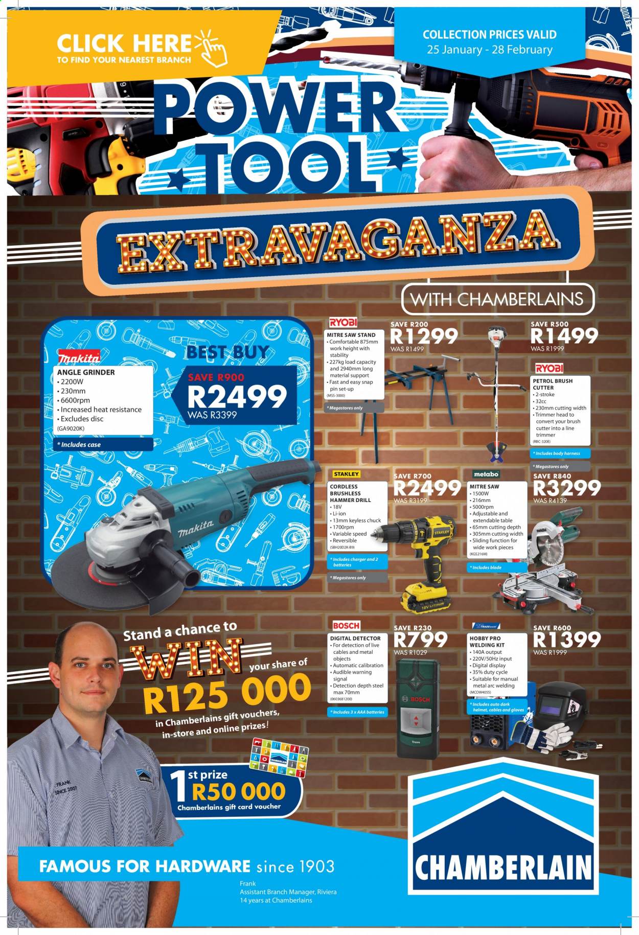 Chamberlain specials - 25/01/2021 - 28/02/2021. Page 1