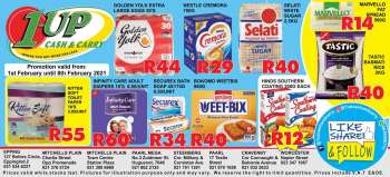 1UP Cash & Carry catalogue  - 02.01.2021 - 02.08.2021.