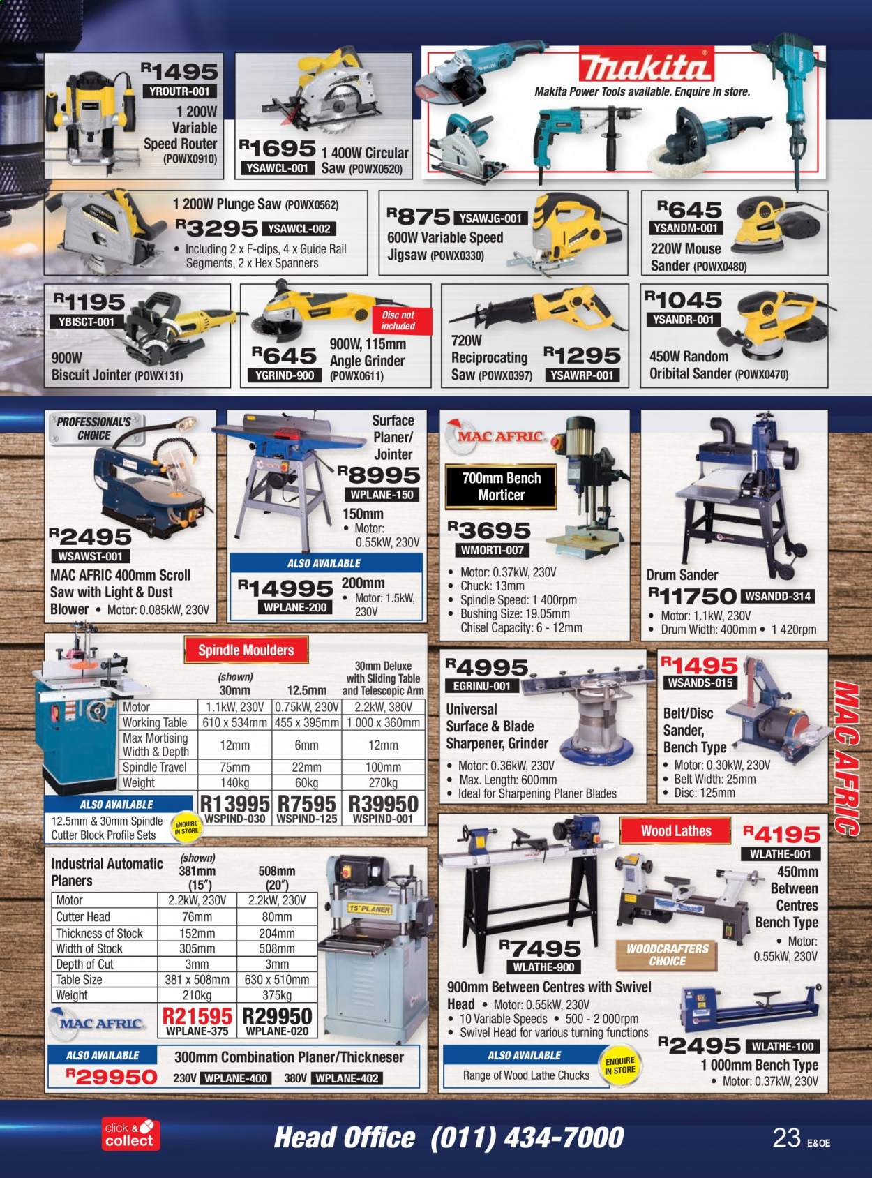 Adendorff Machinery Mart specials. Page 23