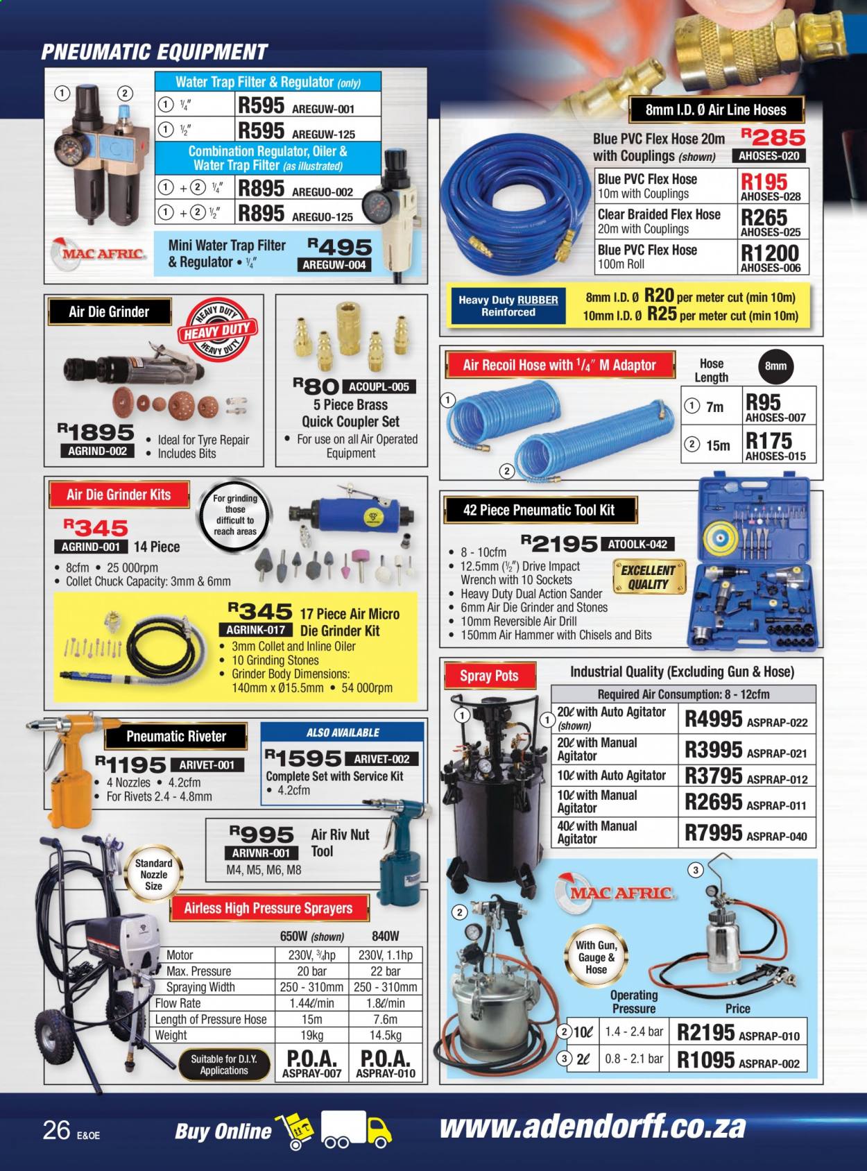 Adendorff Machinery Mart specials. Page 26