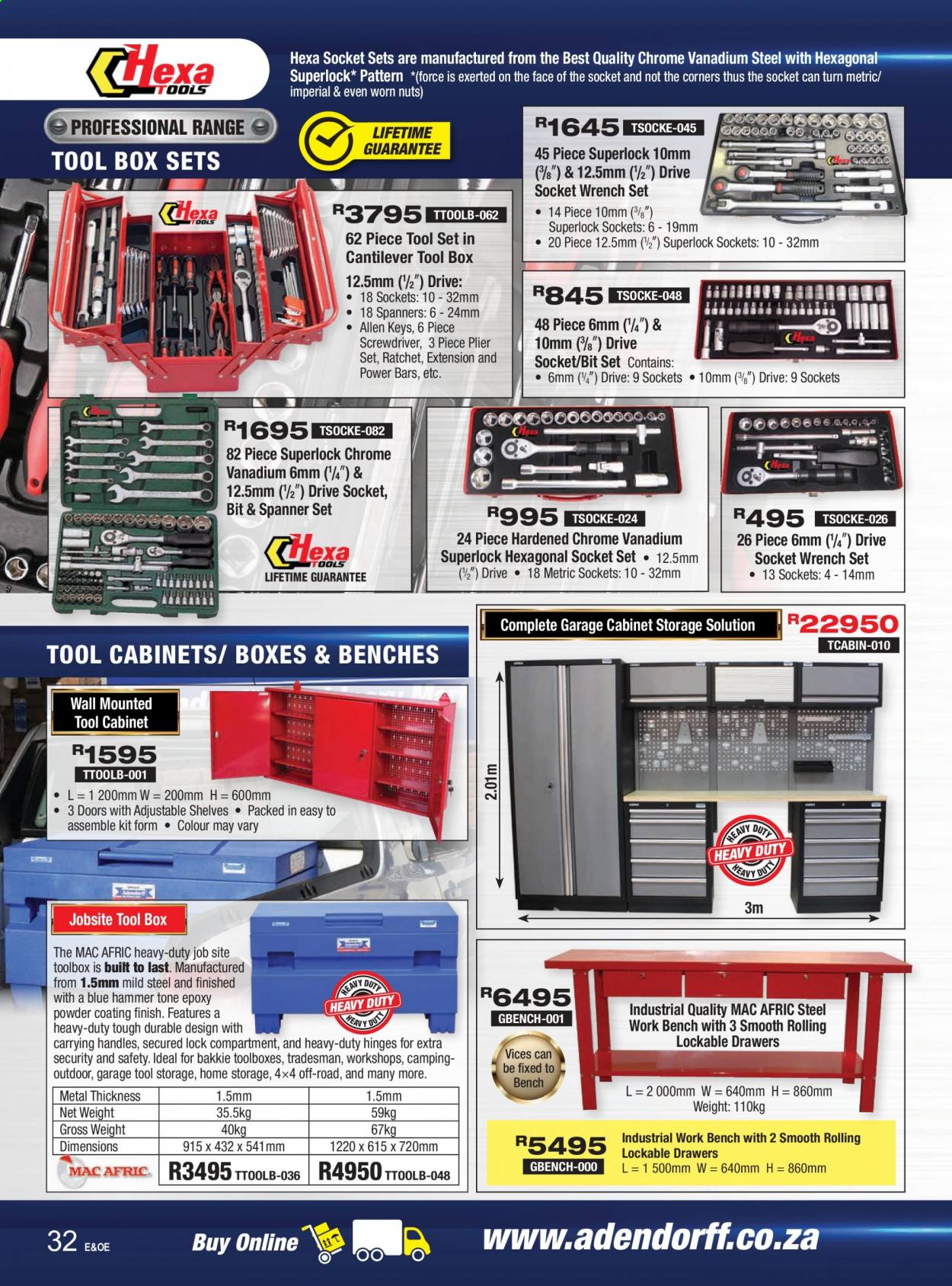 Adendorff Machinery Mart specials. Page 32