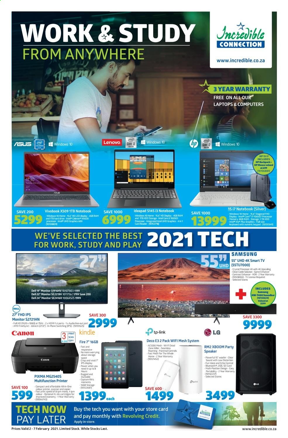 Incredible Connection specials - 02/02/2021 - 07/02/2021. Page 1