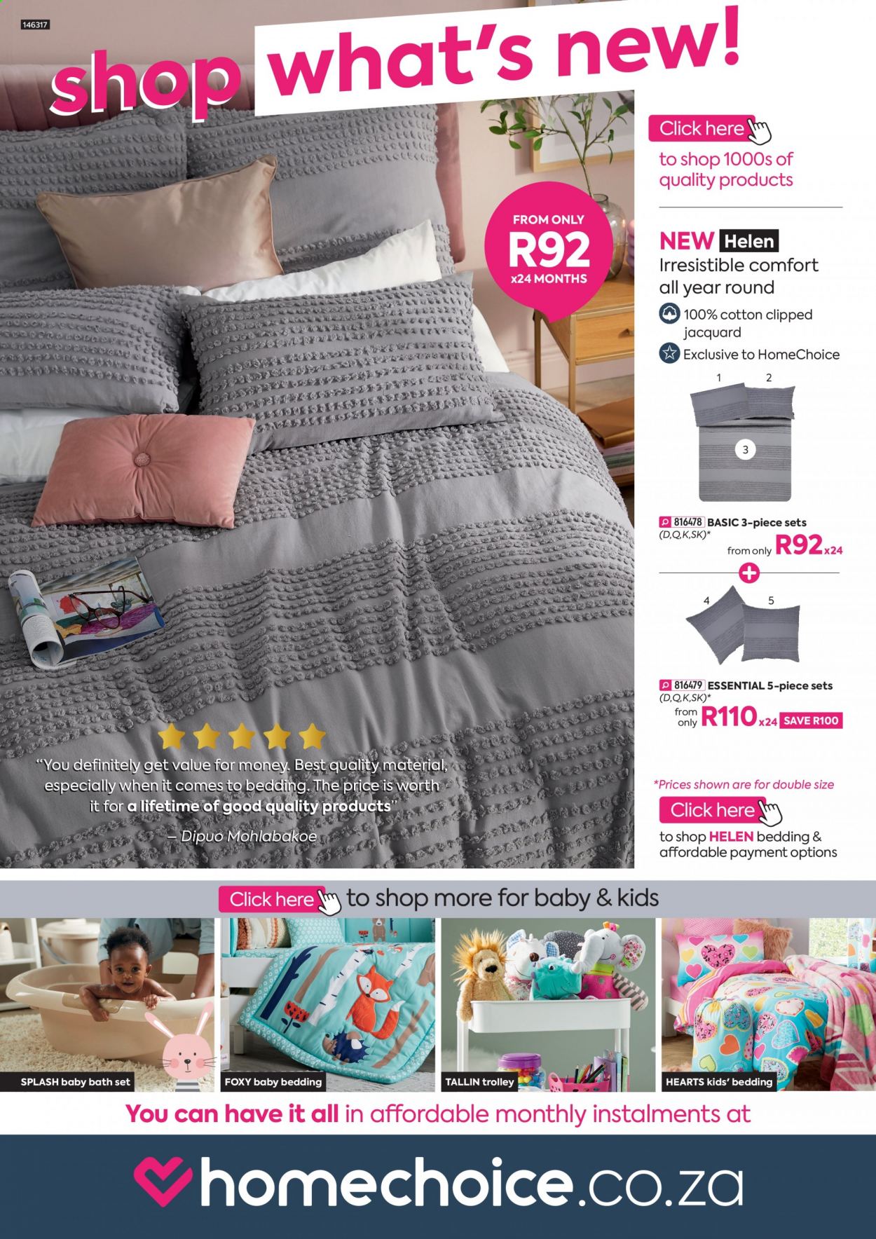 HomeChoice specials. Page 1