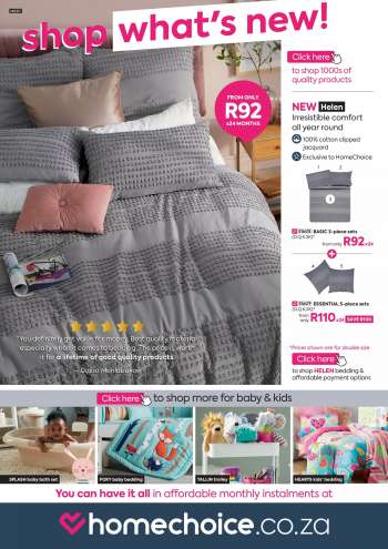 HomeChoice catalogue .