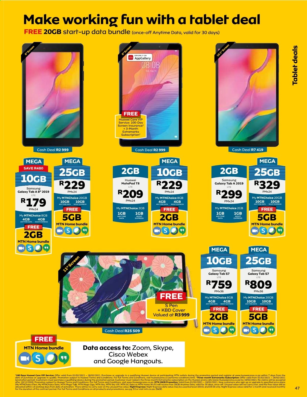 MTN specials - 01/02/2021 - 28/02/2021. Page 47