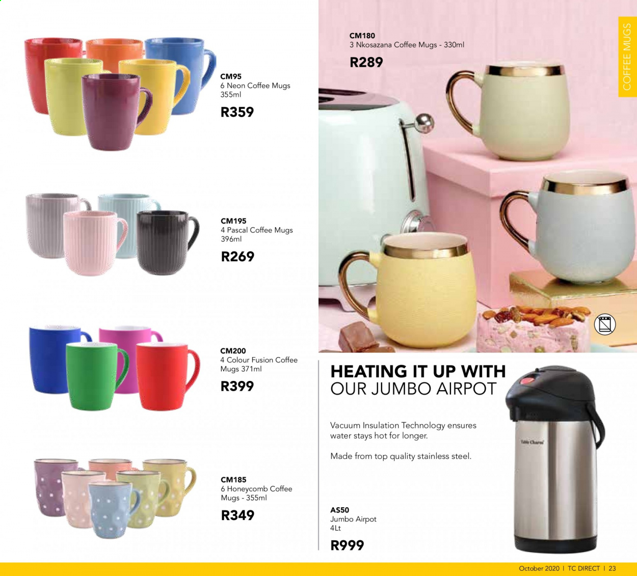 Table Charm Direct specials. Page 23