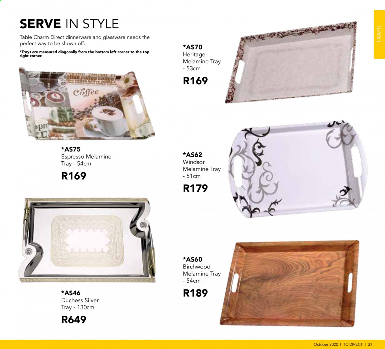 Table Charm Direct specials. Page 31