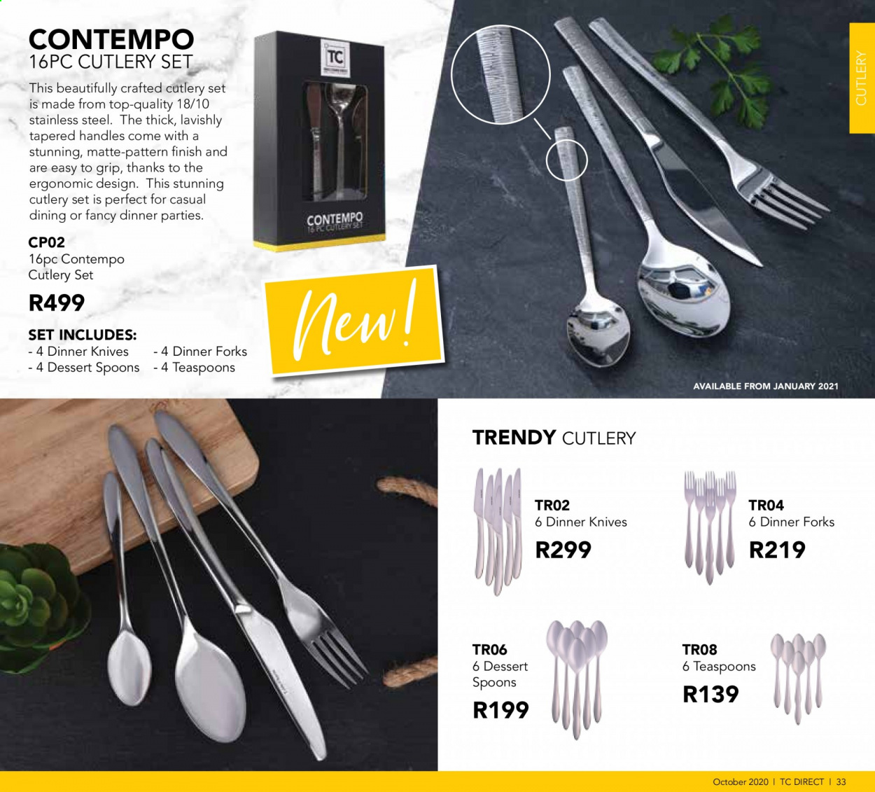Table Charm Direct specials. Page 33