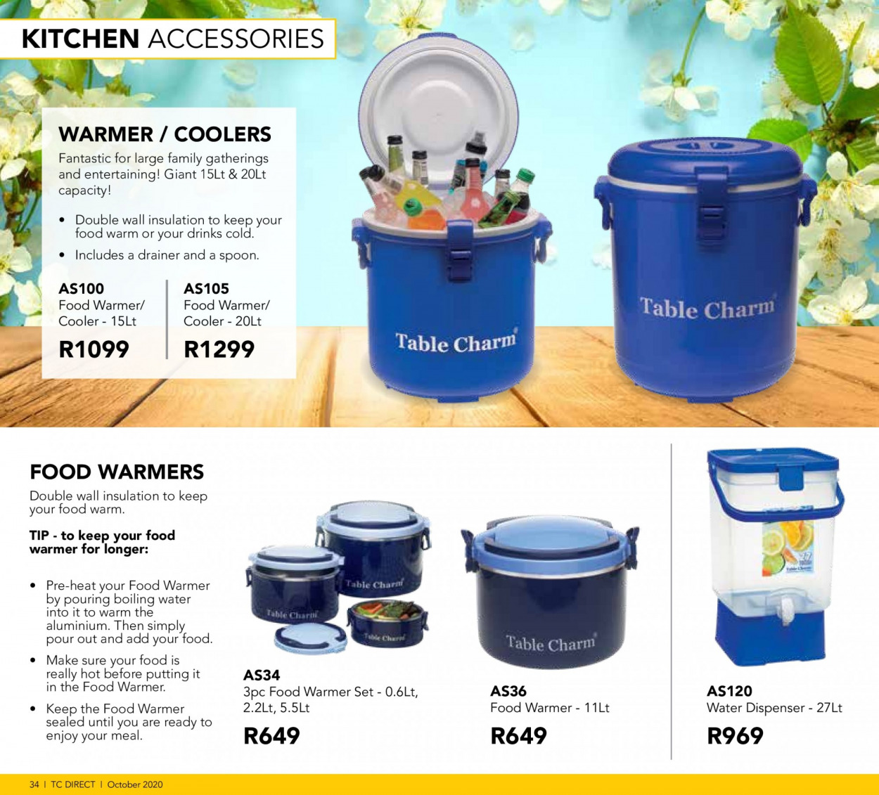 Table Charm Direct specials. Page 34