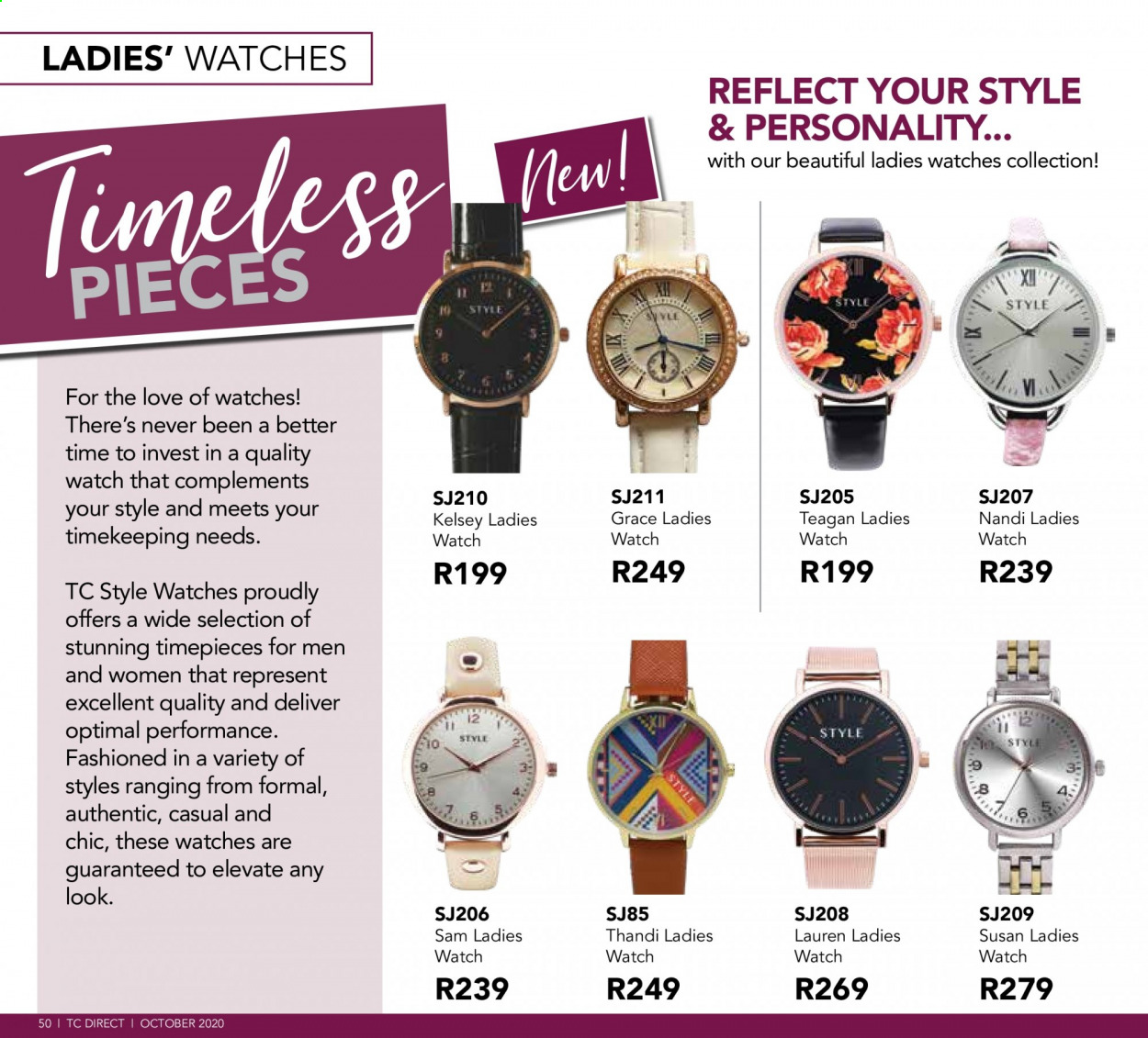 Table Charm Direct specials. Page 50