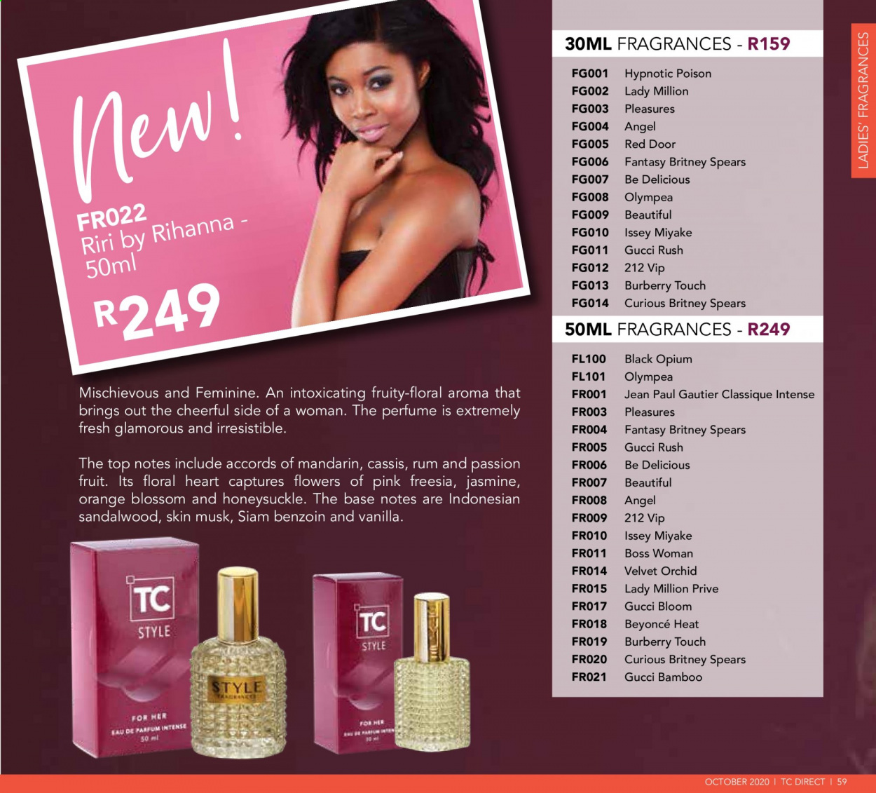 Table Charm Direct specials. Page 59