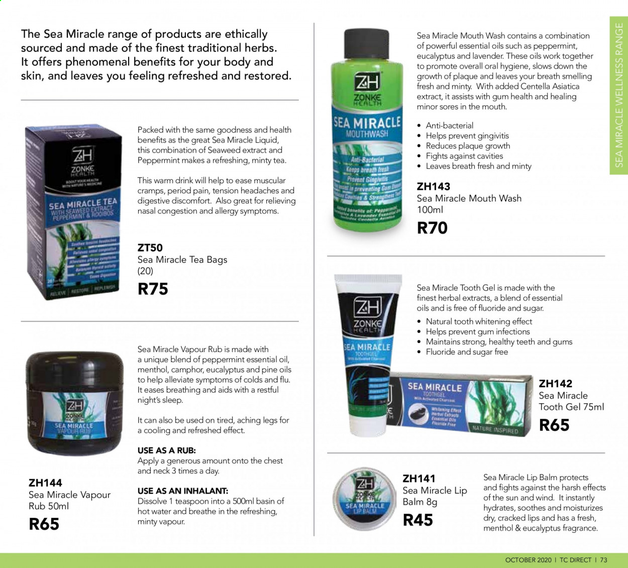 Table Charm Direct specials. Page 73