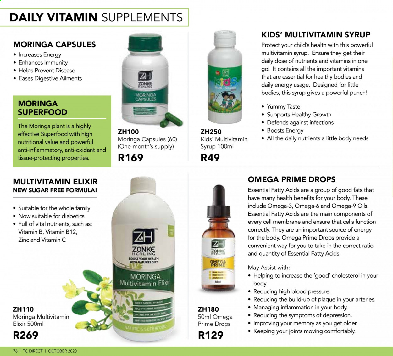 Table Charm Direct specials. Page 76