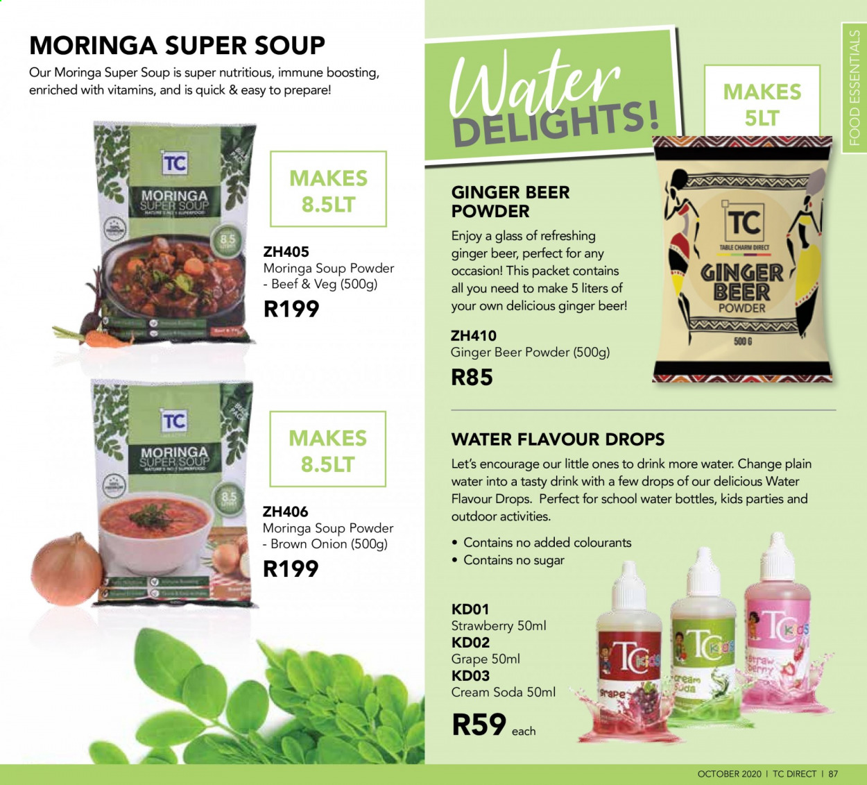Table Charm Direct specials. Page 87