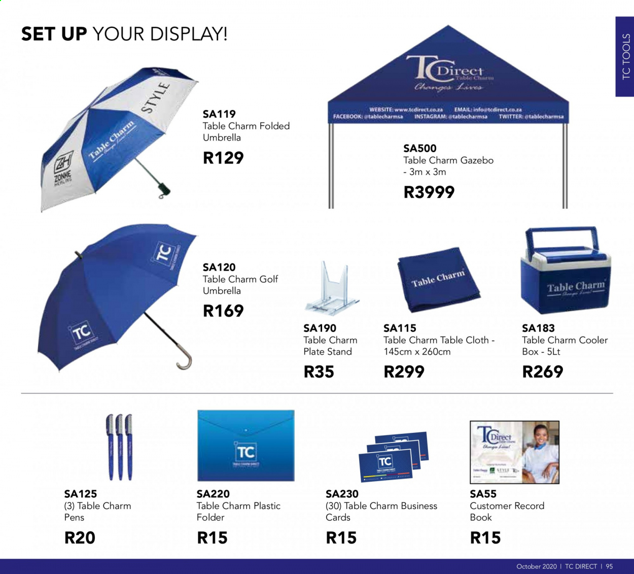 Table Charm Direct specials. Page 95