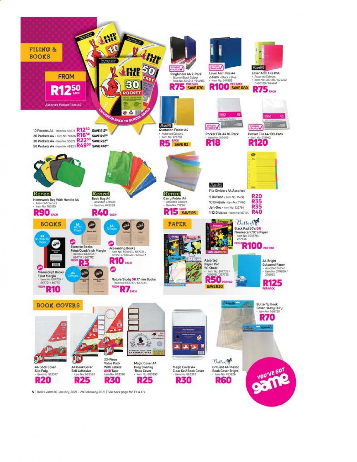 Game specials - 20/01/2021 - 28/02/2021. Page 5