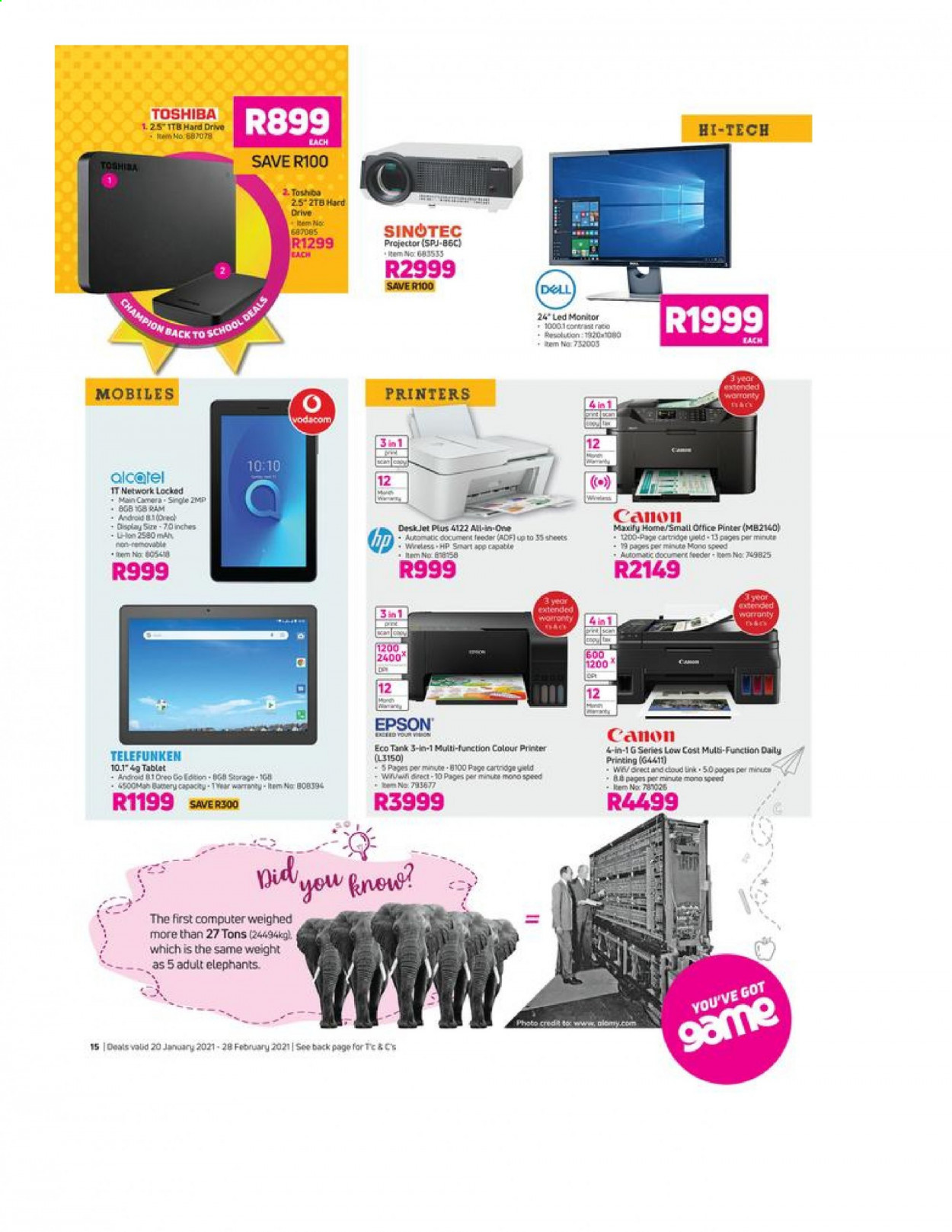 Game specials - 20/01/2021 - 28/02/2021. Page 15