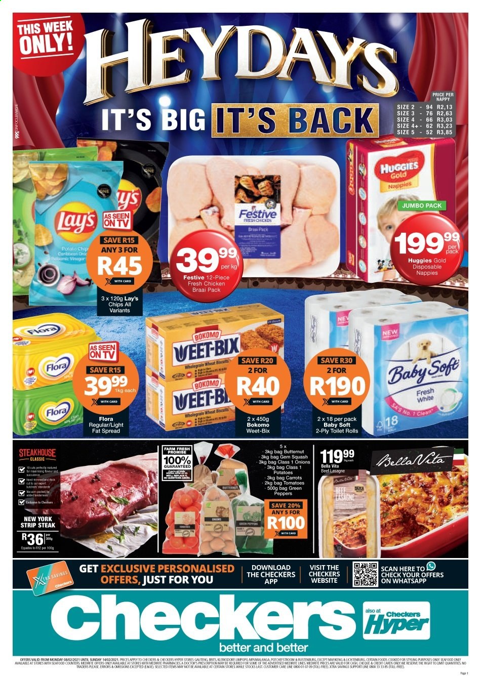Checkers specials - 08/02/2021 - 14/02/2021. Page 1