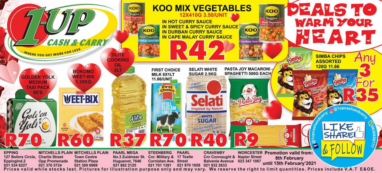 1UP Cash & Carry specials - 08/02/2021 - 15/02/2021. Page 1