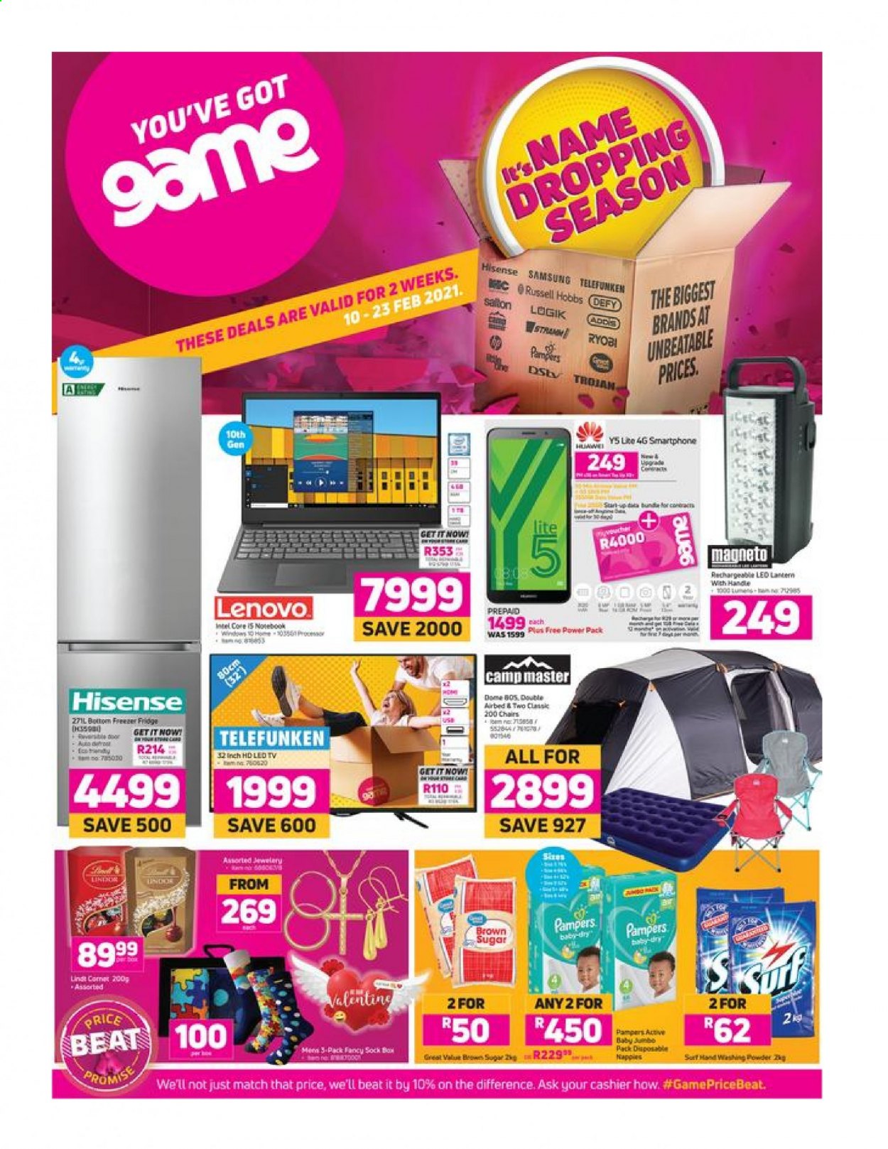 Game specials - 10/02/2021 - 23/02/2021. Page 1