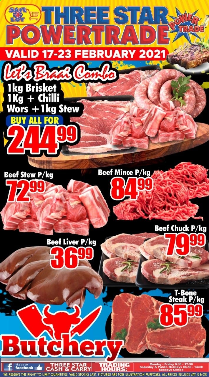 Three Star Cash and Carry specials - 17/02/2021 - 23/02/2021. Page 1