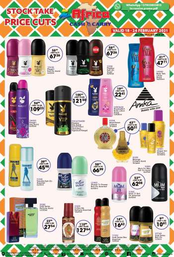 Africa Cash & Carry catalogue  - 02.18.2021 - 02.24.2021.
