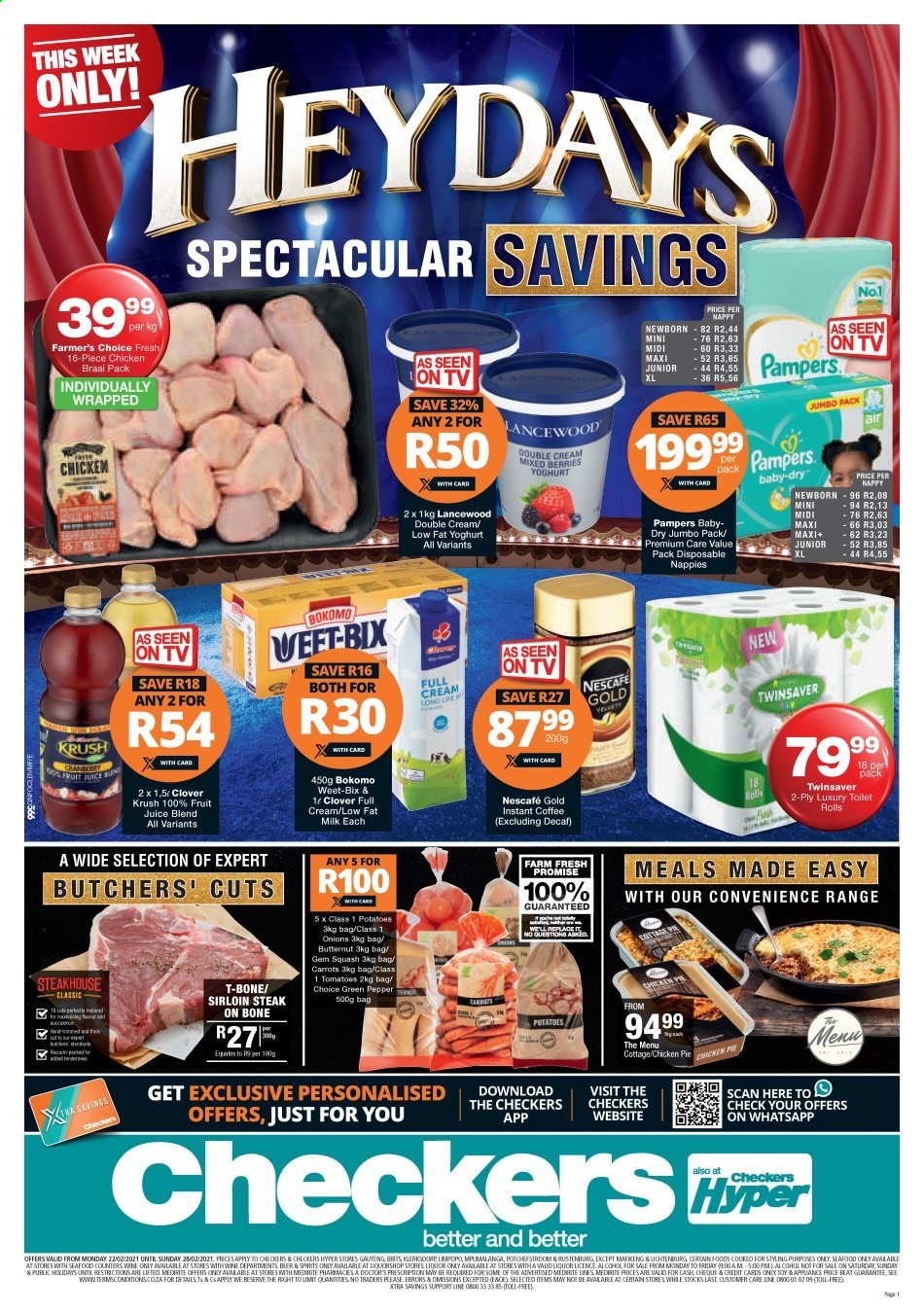 Checkers specials - 22/02/2021 - 28/02/2021. Page 1