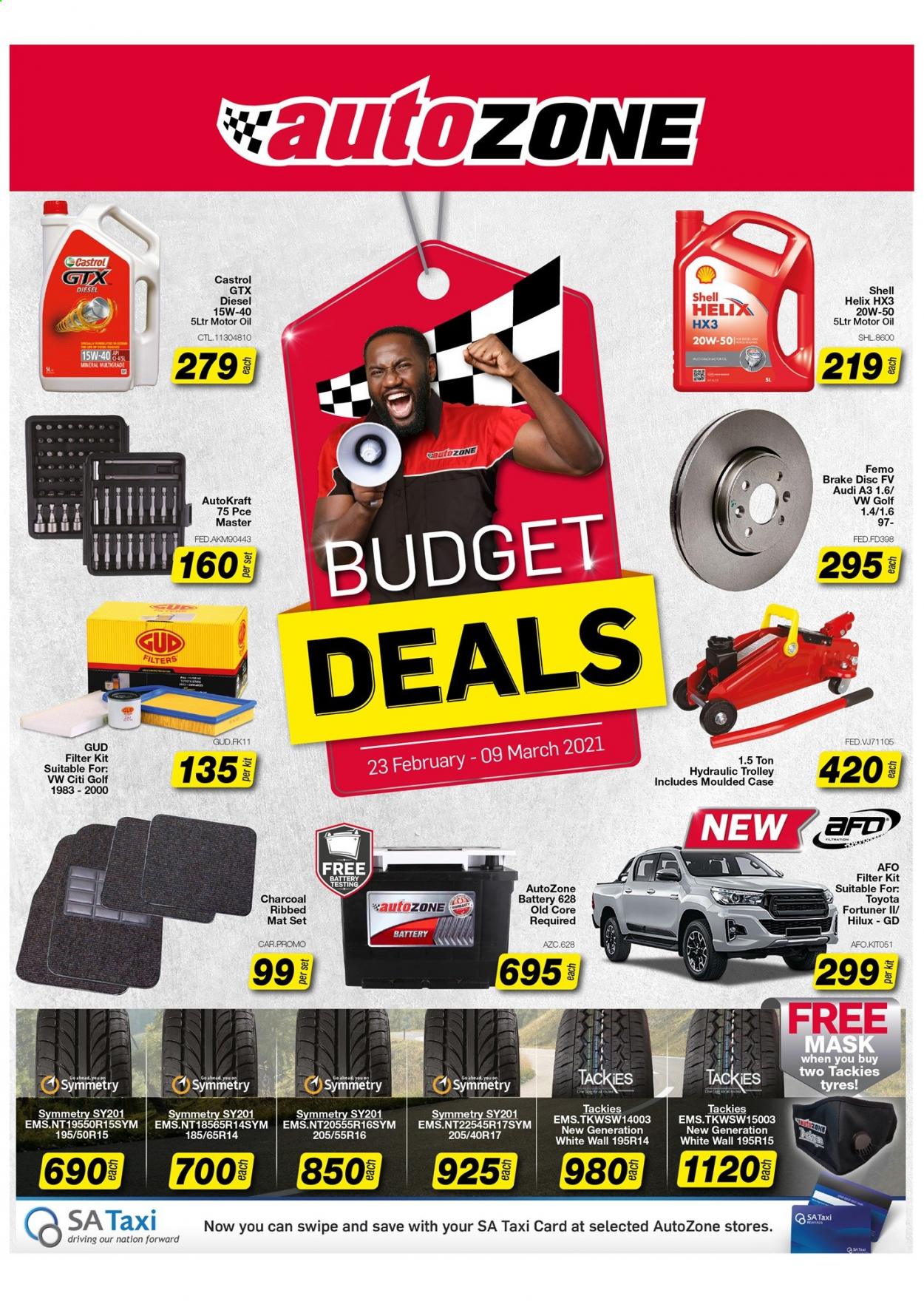 AutoZone specials - 23/02/2021 - 09/03/2021. Page 1
